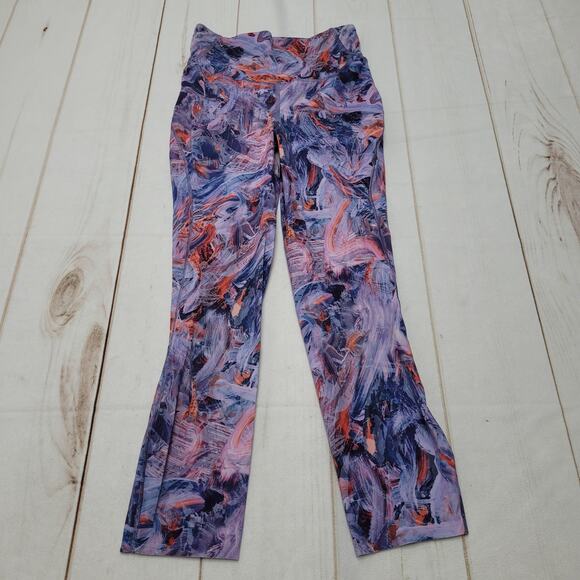 Lululemon base pace high rise crop leggings tights purple  23" - Picture 2 of 8